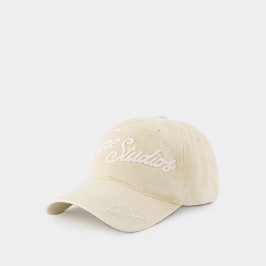 Cap - Acne Studios - Cotton - Ivory