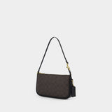 Signature Plaza Shoulder Bag - Coach - Leather - Black