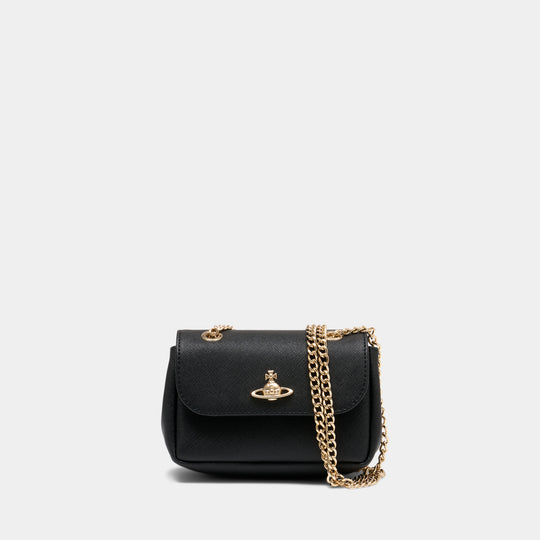Small Chain Purse - Vivienne Westwood - Leather - Black