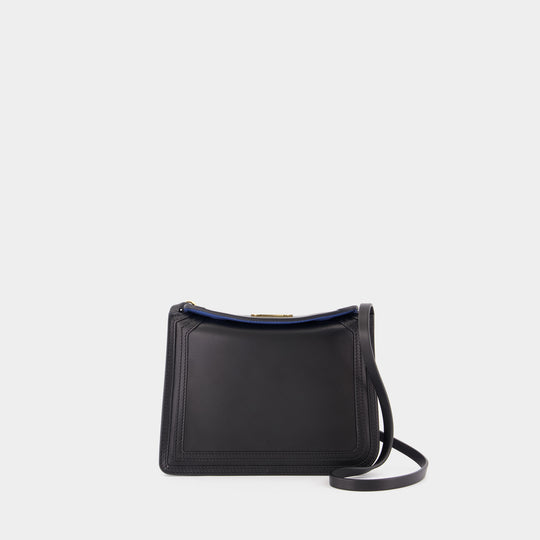 Compagnon 16 Asymetrical Crossbody - Lanvin - Leather - Black