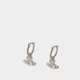 Ondina Hoop Earrings - Vivienne Westwood - Metal - Silver