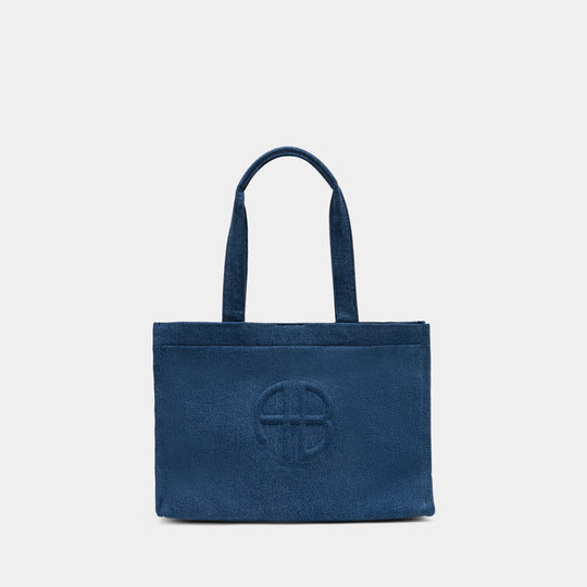 Lara Tote Bag - ANINE BING - Cotton - Blue