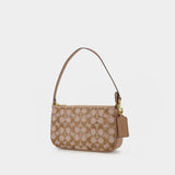 Crystal Signature Plaza Crossbody - Coach - Cotton - Beige
