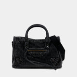 Le City Bag - Balenciaga - Cotton - Black