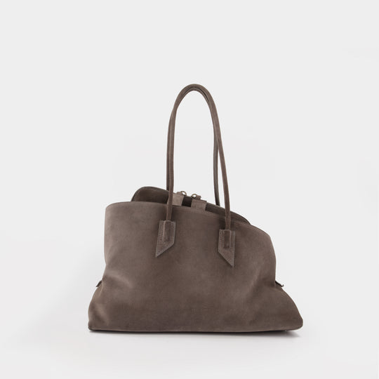 la Passeggiata Medium Top Handle Bag - The Attico - Leather - Brown