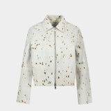 Salylo Leather 15374 Jacket - SAMSØE SAMSØE - Leather - Beige