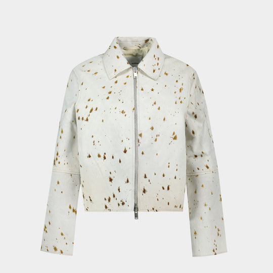 Salylo Leather 15374 Jacket - SAMSØE SAMSØE - Leather - Beige