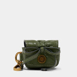 Crinkled Patent Multipocket Handbag - Acne Studios - Leather - Green