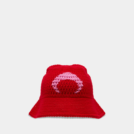 Crochet Bucket Hat - Marine Serre - Other - Red