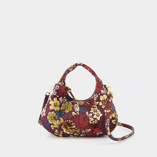 Hobo Mini Purse - Ganni - Synthetic - Brown