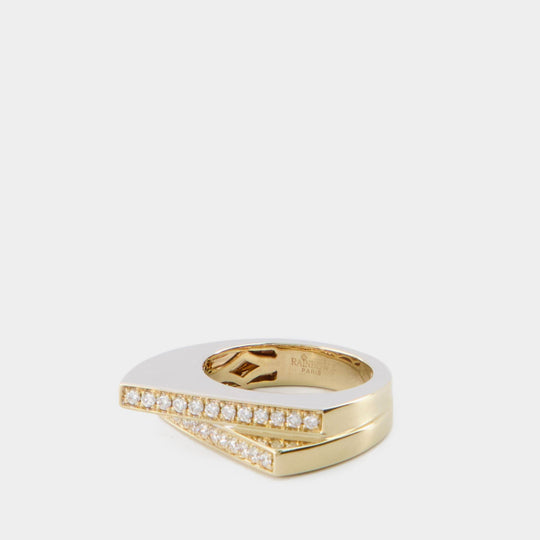 9克拉黄金Handcuff Purple戒指