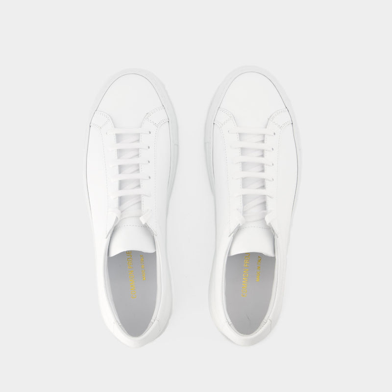 Original Achilles Low Sneakers - Common Projects - Cuir - Blanc