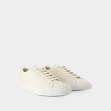 COMMON PROJECTS Original Achilles米色纳帕低帮休闲鞋