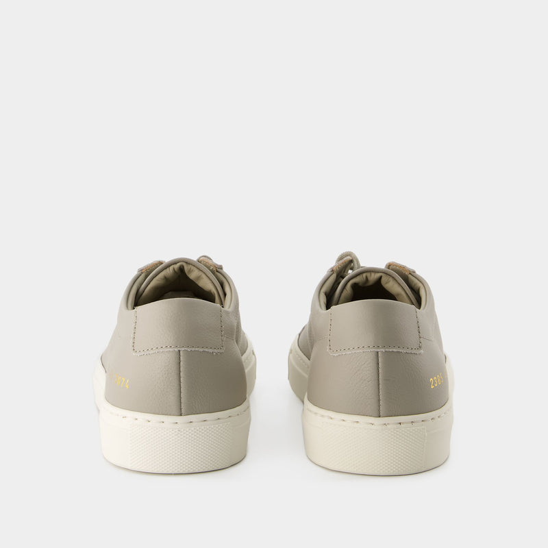 COMMON PROJECTS Original Achilles米色纳帕低帮休闲鞋