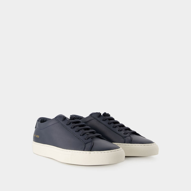 COMMON PROJECTS Original Achilles米色纳帕低帮休闲鞋