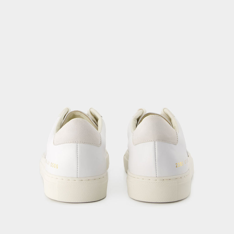 Bball Duo Sneakers - Common Projects - Leather - White