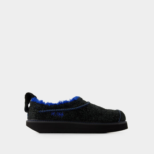 Ader Error Slides Slip On 亮面小牛皮拖鞋