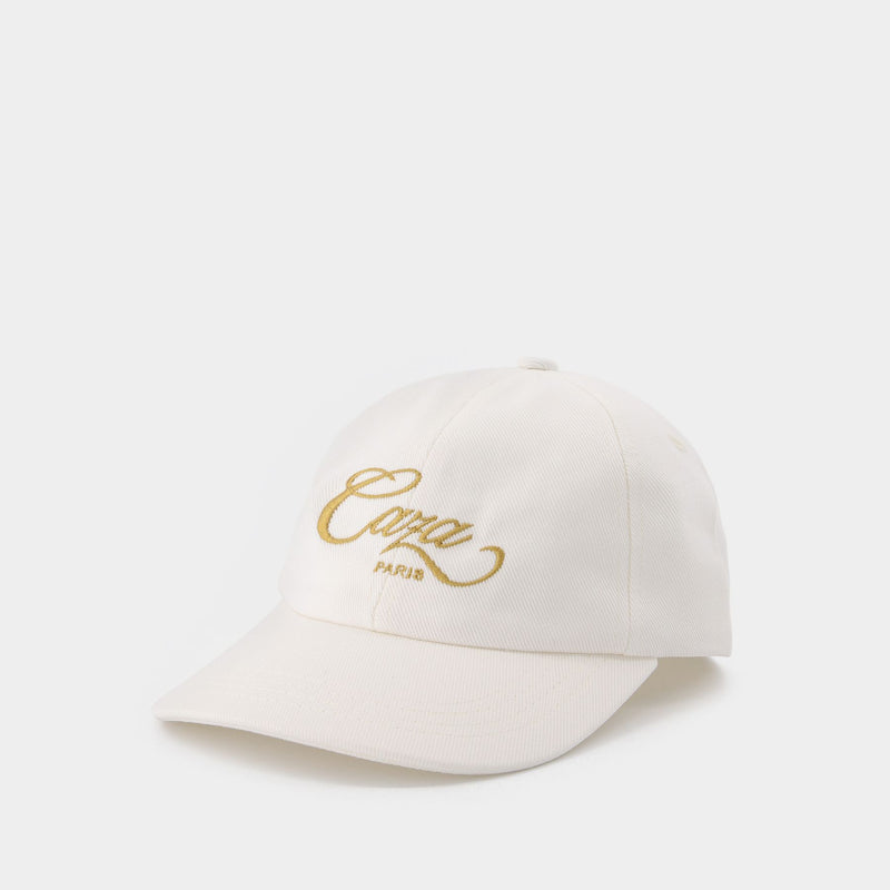 Caza Cap 白色棉质棒球帽