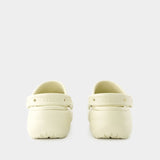 Classic Platform 米色热塑材料凉鞋洞洞鞋