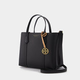 Tory Burch Perry黑色皮质小号托特包