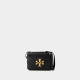 Eleanor Hobo Bag - Tory Burch -  Black - Leather