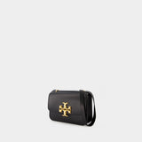 Eleanor Hobo Bag - Tory Burch -  Black - Leather