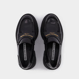 亚历山大王 Alexander Wang Carter 75 皮质厚底乐福鞋