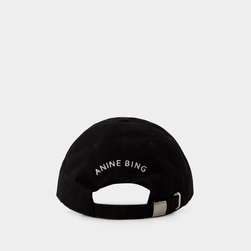 Baseball cap - Anine Bing - Cotton - Black