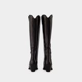 ANINE BING Bottes Tall Tania 皮质长靴