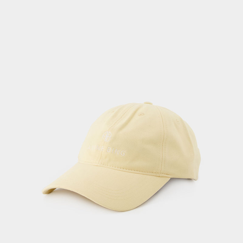 Jeremy Baseball cap - Anine Bing - Cotton - Yellow