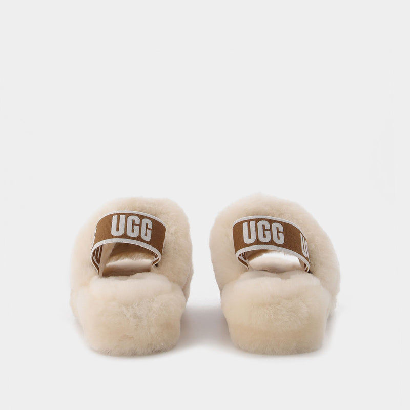 Fluff Yeah Mules - Ugg - Beige - Fur