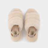 Fluff Yeah Mules - Ugg - Beige - Fur