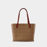 Willow Tote Bag - Coach - Beige - Canva