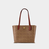 Willow Tote Bag - Coach - Beige - Canva