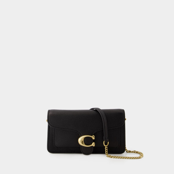 蔻驰 Coach Tabby Chain Crossbody Clutch 链条皮质酒神包