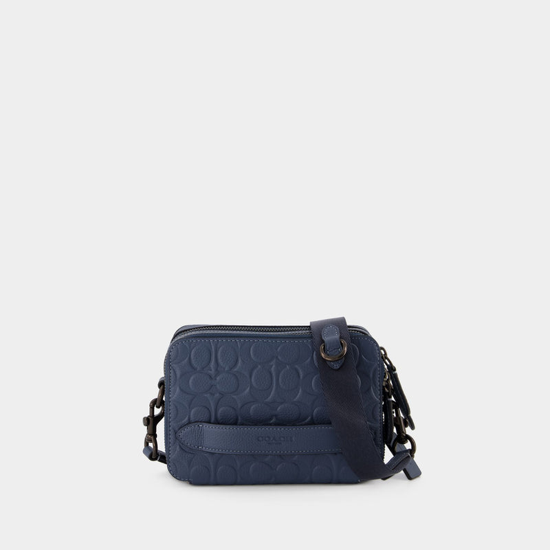 Charter Crossbody Bag - Coach - Denim - Leather