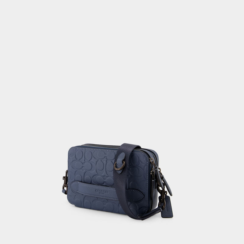 Charter Crossbody Bag - Coach - Denim - Leather