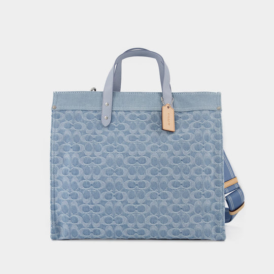 蔻驰 Coach Field Tote 40 皮质托特包