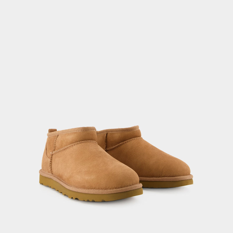 UGG Classic Ultra Mini Ankle 平底低帮雪地靴 男士