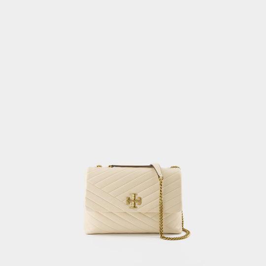 Tory Burch KiraChevr米色皮质包