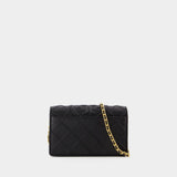 Fleming Soft Chain Crossbody - Tory Burch - Leather - Black