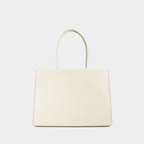 Eco Ella Tote Hobo Bag - Tory Burch - White - Vegan Leather