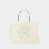 Eco Ella Tote Hobo Bag - Tory Burch - White - Vegan Leather