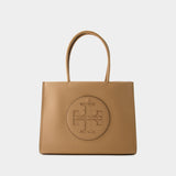 Small Ella Shopper Bag - Tory Burch - Synthetic - Light Sand