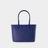 Small Zip Tote Hobo Bag - Tory Burch - Blue - Canva