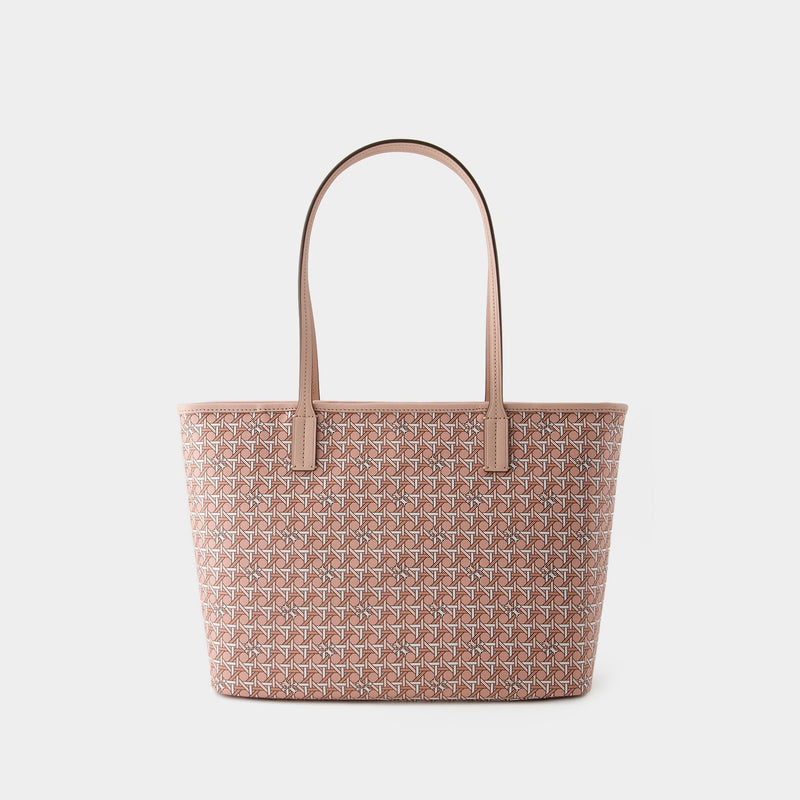 Small Ever Ready Shopper Bag - Tory Burch - Cotton - Beige