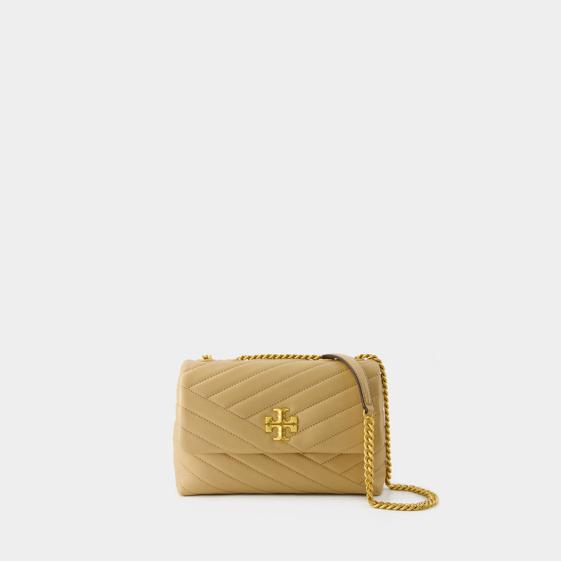 Tory Burch Kira Chevr沙丘色皮质小号可折叠包