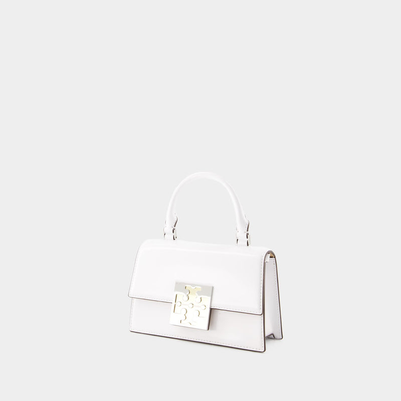 Trend Spazzolato Mini Bag - Tory Burch - Leather - White