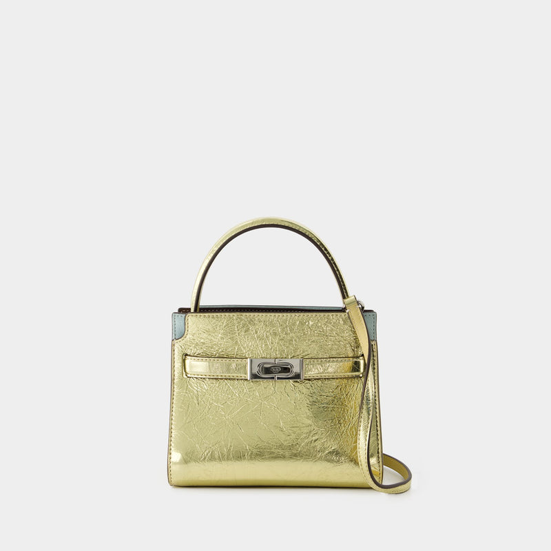 Lee Radziwill Petite Double Bag - Tory Burch - Leather - Gold