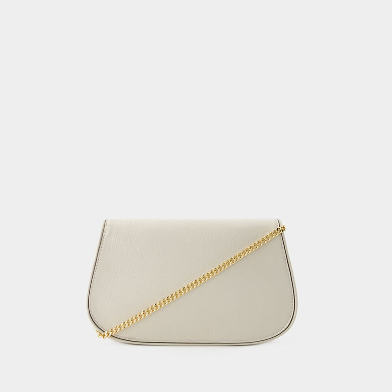 Reva Clutch - Tory Burch - Leather - New Ivory